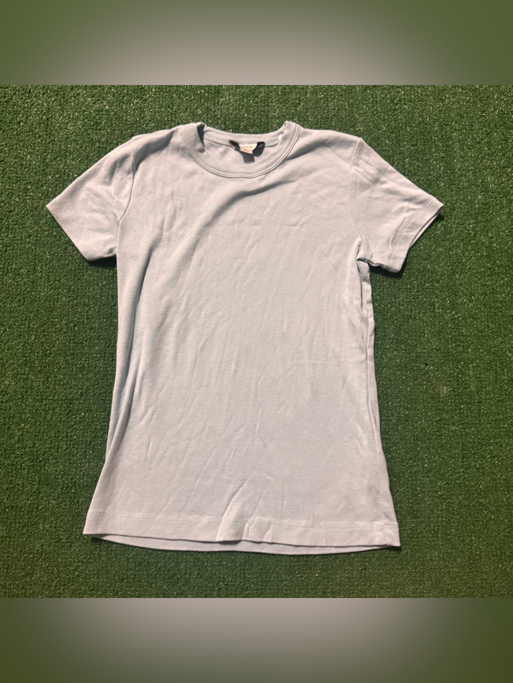 Vince Pale Blue Crewneck Short Sleeve Tee